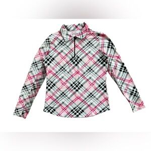 Icikuls Womens Mock Sun Shirt Size Small Long Sleeve‎ Golf Tennis Pullover